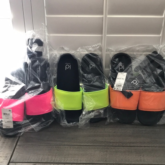 Bundle men / women fluorescent flip flops 29.99 ea - Picture 2 of 2